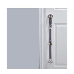 PoochieBells® The Original Dog Doorbell Solid Colors Collection Pewter Grey 25