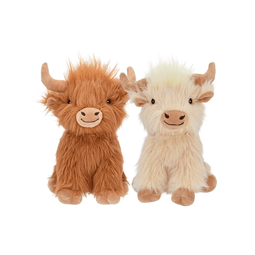 Multipet™ Highland Cow Assorted Brown & Cream 8