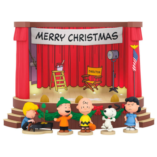 The Peanuts® Gang Merry Christmas, Charlie Brown! Tabletop Decoration With Light and Sound