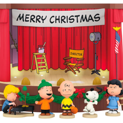 The Peanuts® Gang Merry Christmas, Charlie Brown! Tabletop Decoration With Light and Sound