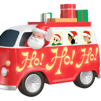 Here Comes Santa Claus Musical Ornament With Light