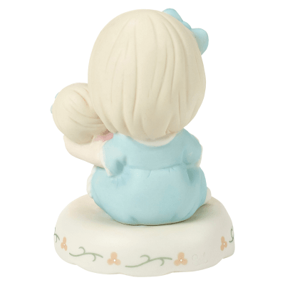 Precious Moments | Growing In Grace - Age 4, Blonde Girl Figurine