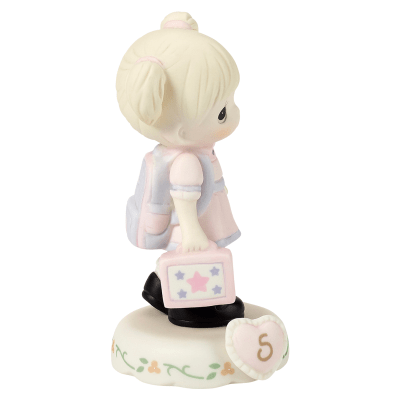 Precious Moments | Growing In Grace - Age 5, Blonde Girl Figurine
