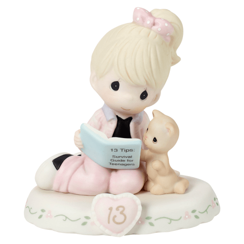 Precious Moments | Growing In Grace - Age 13, Blonde Girl Figurine