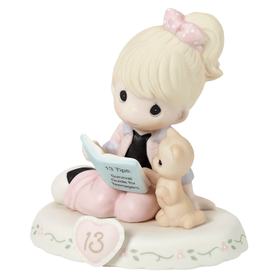 Precious Moments | Growing In Grace - Age 13, Blonde Girl Figurine