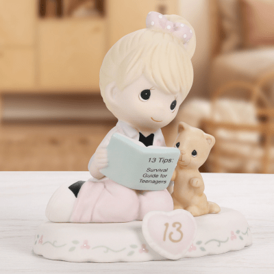 Precious Moments | Growing In Grace - Age 13, Blonde Girl Figurine