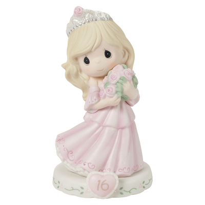 Precious Moments | Growing In Grace - Age 16, Blonde Girl Figurine
