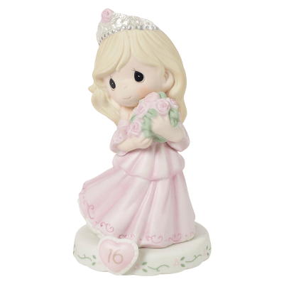 Precious Moments | Growing In Grace - Age 16, Blonde Girl Figurine