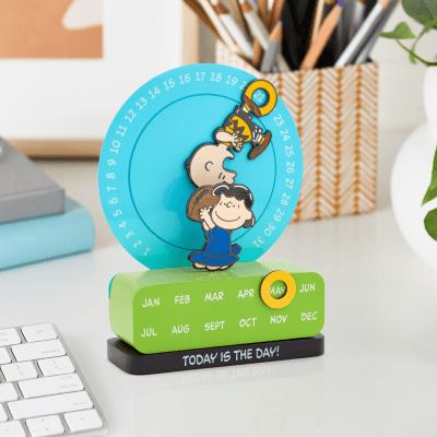 Peanuts® Charlie Brown and Lucy Magnetic Perpetual Calendar