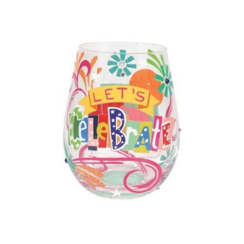 Lolita® Let's Celebrate Stemless Wine Glass