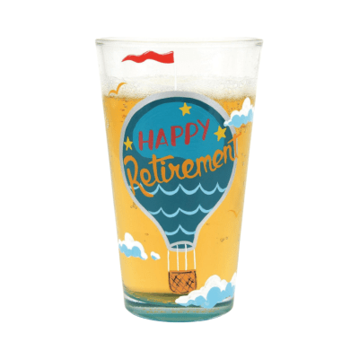 Lolita® Happy Retirement Pint Glass