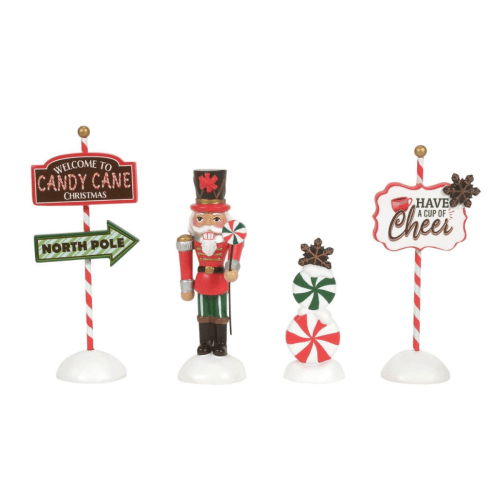 Department 56 | Peppermint Panache (4 Set) Figurines