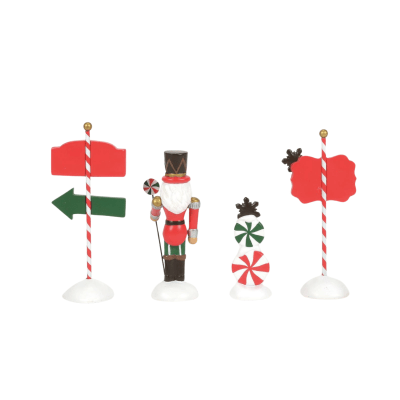 Department 56 | Peppermint Panache (4 Set) Figurines