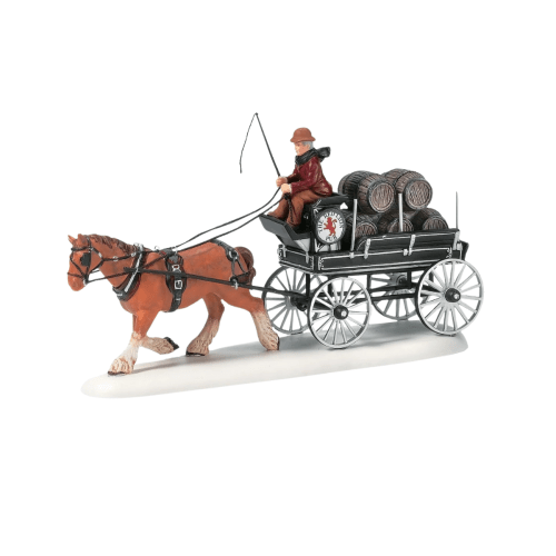 Department 56 | Red Lion Pub Beer Wagon Figurine