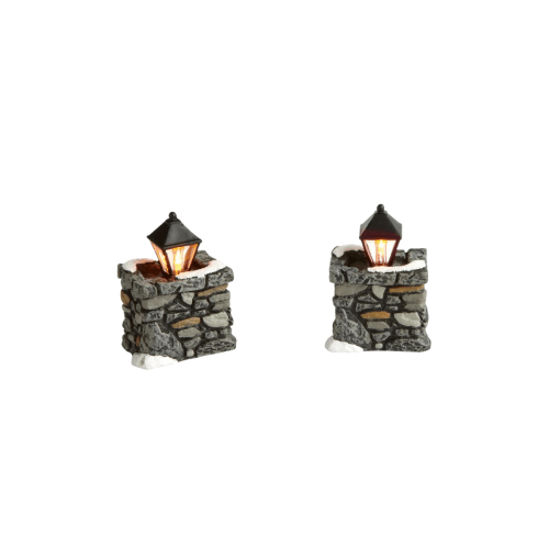 Department 56 | Limestone Lamps (2 Set) Figurines