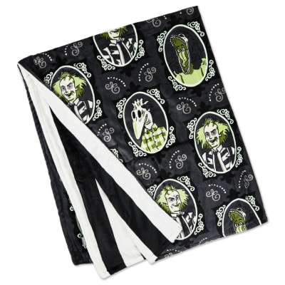 Beetlejuice™ Glow-in-the-Dark Throw Blanket