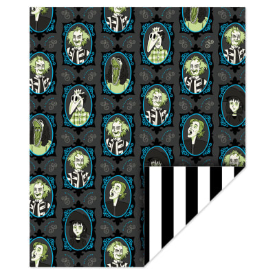 Beetlejuice™ Glow-in-the-Dark Throw Blanket