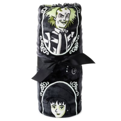 Beetlejuice™ Glow-in-the-Dark Throw Blanket