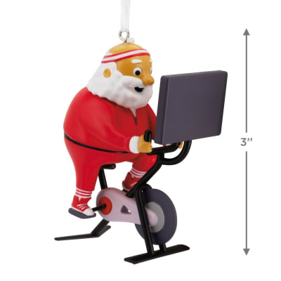 Cycling Santa Hallmark Ornament