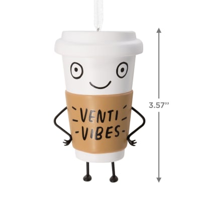 Venti Vibes Coffee Cup Hallmark Ornament