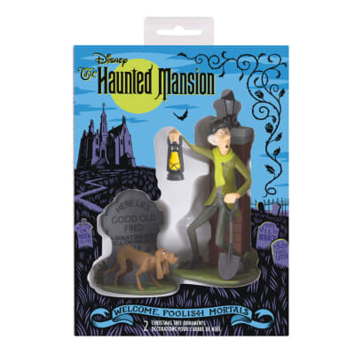 Disney The Haunted Mansion Caretaker and Dog Hallmark Ornaments, Set of 2