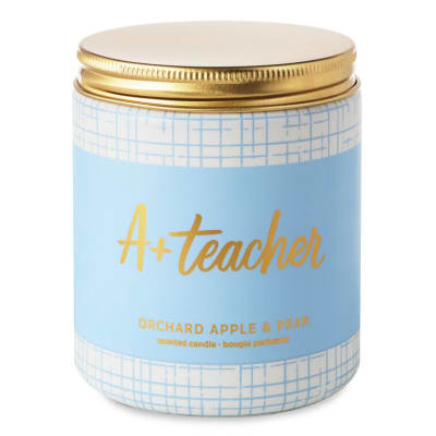 A+ Teacher Orchard Apple and Pear Scented Jar Candle