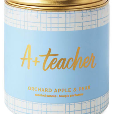 A+ Teacher Orchard Apple and Pear Scented Jar Candle