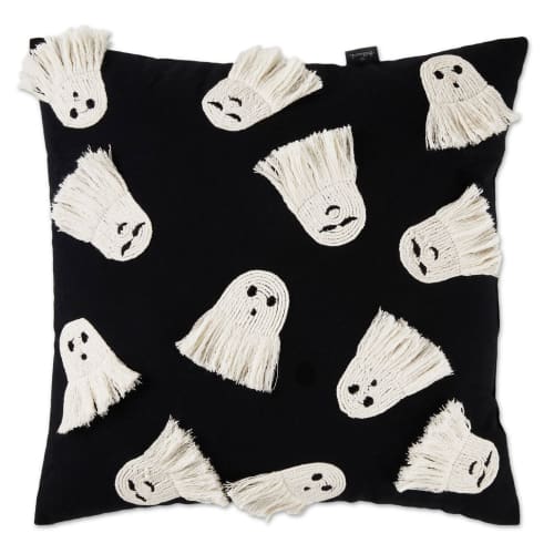 Fringe Ghosts Halloween Pillow