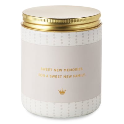 Oh Baby Warm Almond and Blossom Scented Jar Candle