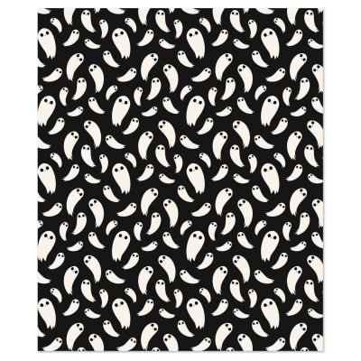 Grinning Ghosts Throw Blanket
