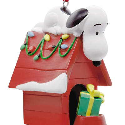 Peanuts® Snoopy on Holiday Doghouse Hallmark Ornament
