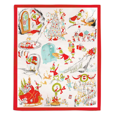 Dr. Seuss's How the Grinch Stole Christmas!™ Storybook Scenes Throw Blanket