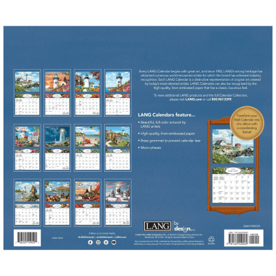 Lang 2026 Calendar | Lighthouses