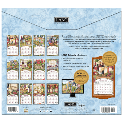 Lang 2026 Calendar | Wine Country