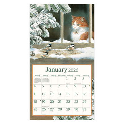 Lang 2026 Calendar | Cats In The Country