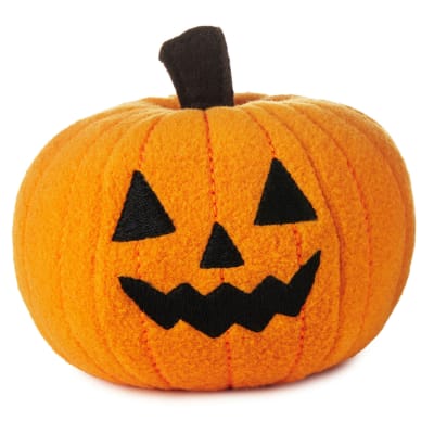 Zip-Along Jack-o'-Lantern Plush Toy