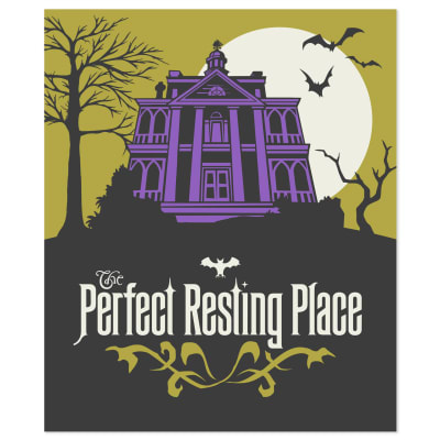 Disney The Haunted Mansion Resting Place Throw Blanket