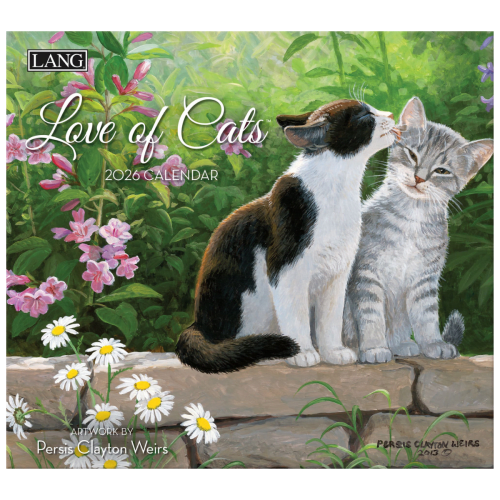Lang 2026 Calendar | Love Of Cats
