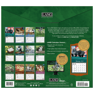 Lang 2026 Calendar | Love Of Cats