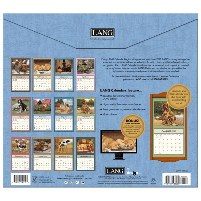 Lang 2026 Calendar | Puppy