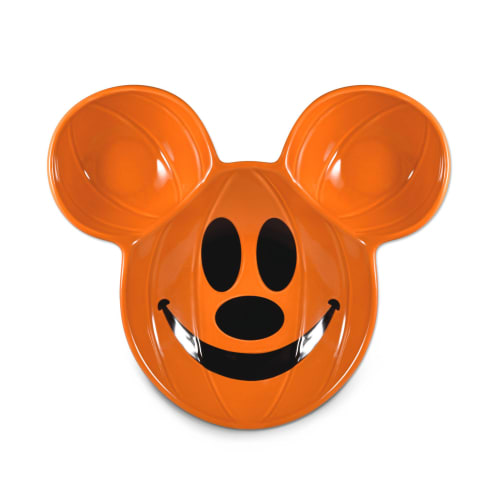 Disney Mickey Mouse Jack-o'-Lantern Chip and Dip Bowl