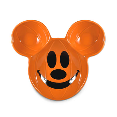 Disney Mickey Mouse Jack-o'-Lantern Chip and Dip Bowl