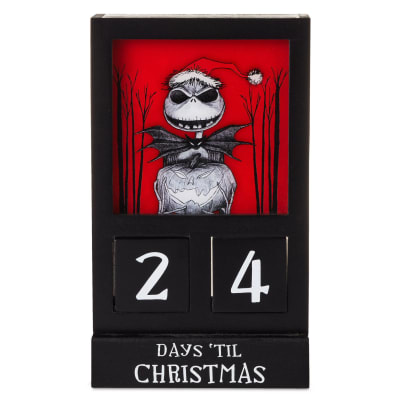 Disney Tim Burton's The Nightmare Before Christmas 2-Sided Countdown Calendar With Light