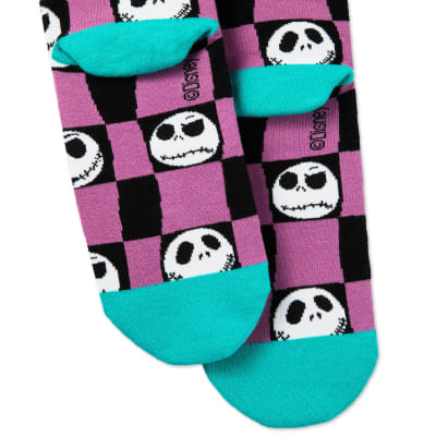 Disney Tim Burton's The Nightmare Before Christmas Jack Faces Crew Socks