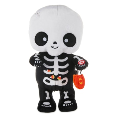 Trick-or-Treat Skeleton Plush With Sound and Motion