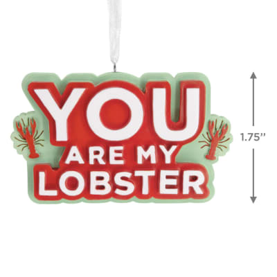 Friends You Are My Lobster Hallmark Ornament