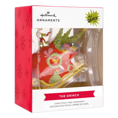 Dr. Seuss's How the Grinch Stole Christmas!™ Grinch on Sleigh Hallmark Ornament