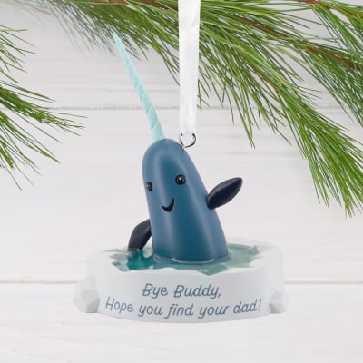 Elf Narwhal Hallmark Ornament