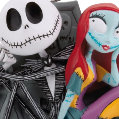 Disney Tim Burton's The Nightmare Before Christmas Jack and Sally With Tombstones Hallmark Ornament