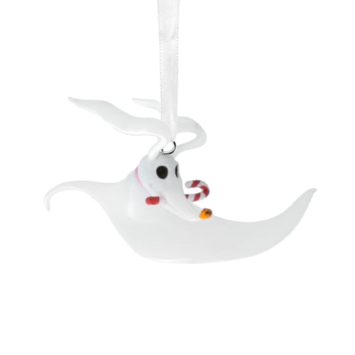 Disney Tim Burton's The Nightmare Before Christmas Zero With Candy Cane Hallmark Ornament